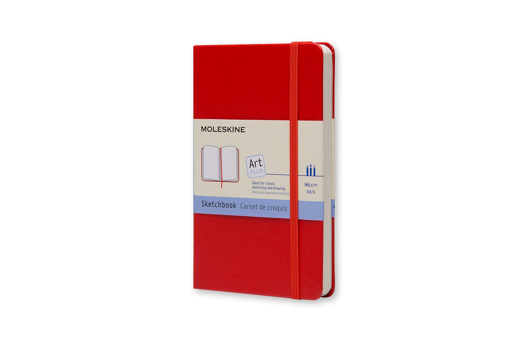 moleskine-art-sketchbook-large-13x21-cm-blu-zaffiro-album-disegno-88-pagine image 7