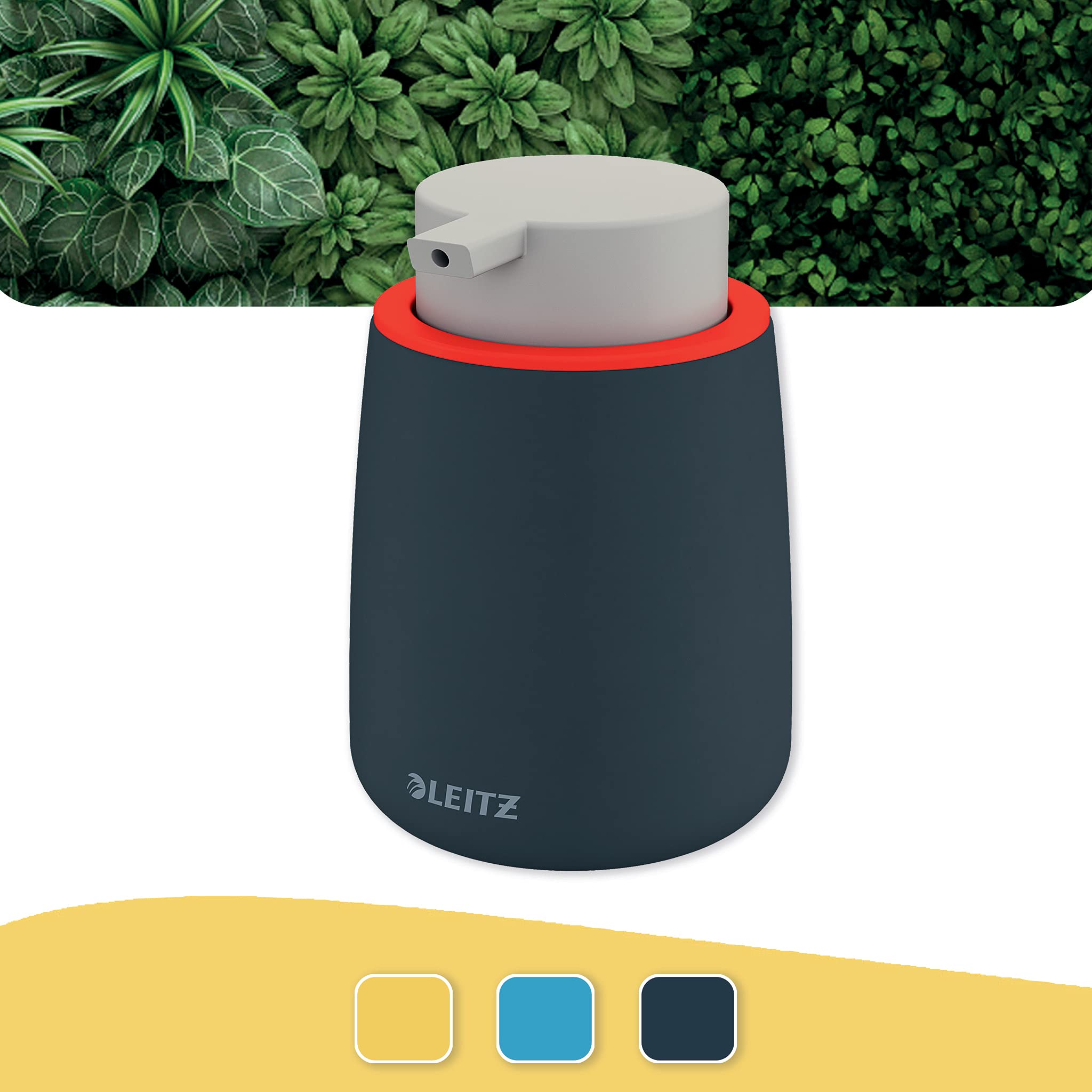 leitz-dispenser-cosy-per-gel-e-sapone-300-ml-grigio-velluto image 2