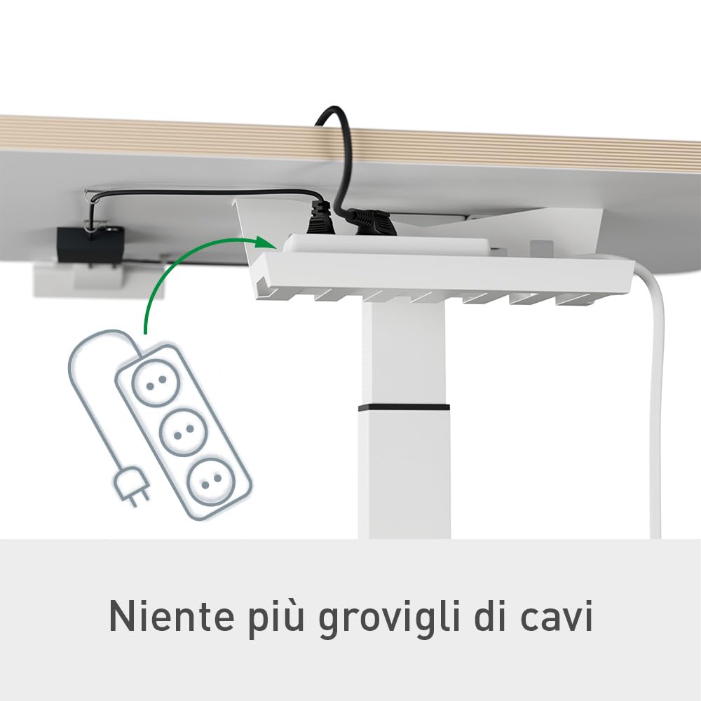 leitz-ergo-65340001-scrivania-sit-stand-elettrica-80-x-60-cm-bianca image 5