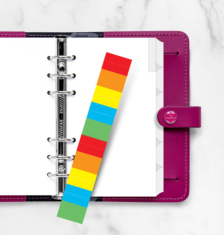 filofax-divisori-6-linguette-removibili-colorate-personal image 2