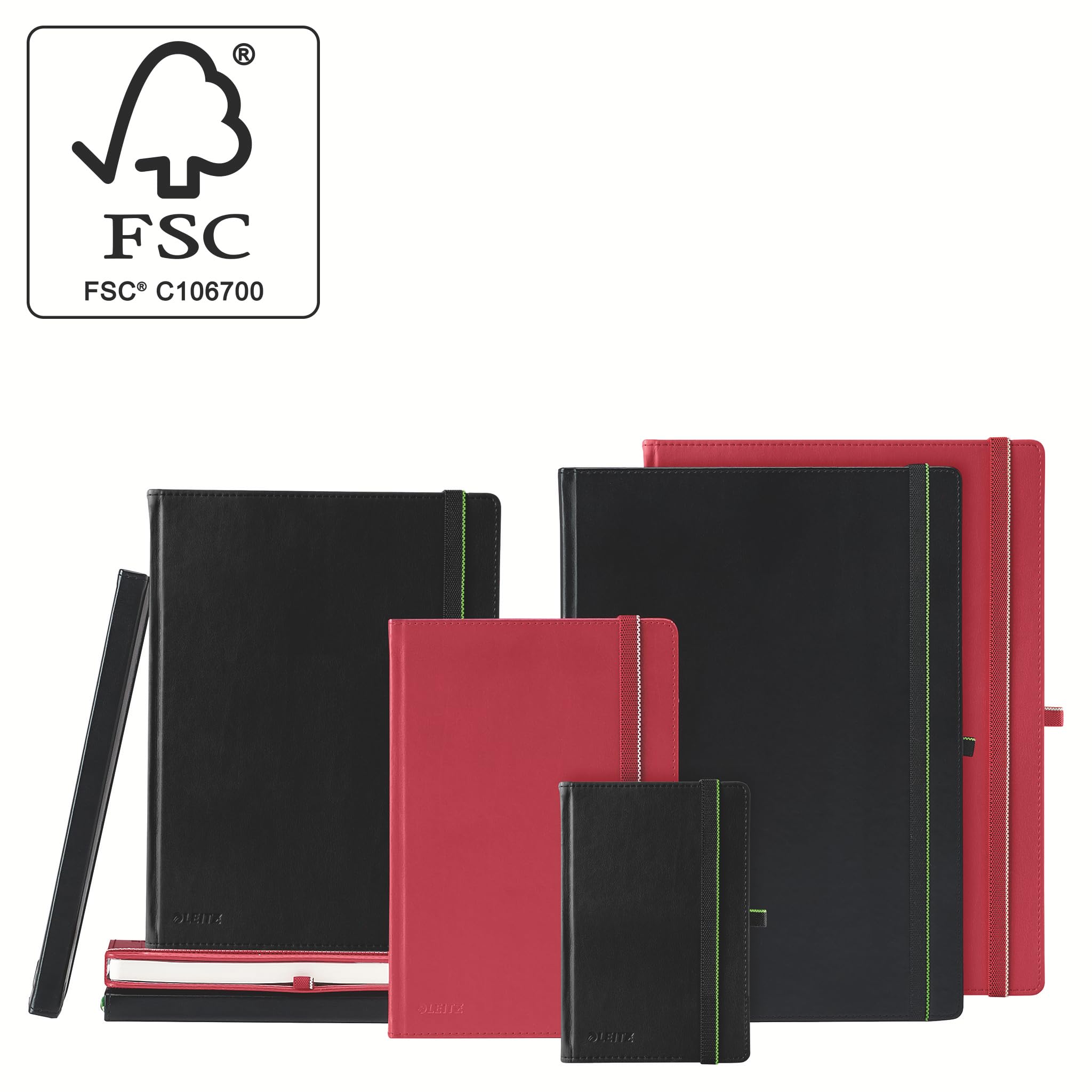 leitz-complete-notebook-a4-quadretti-160-pagine-copertina-rigida-nera image 6
