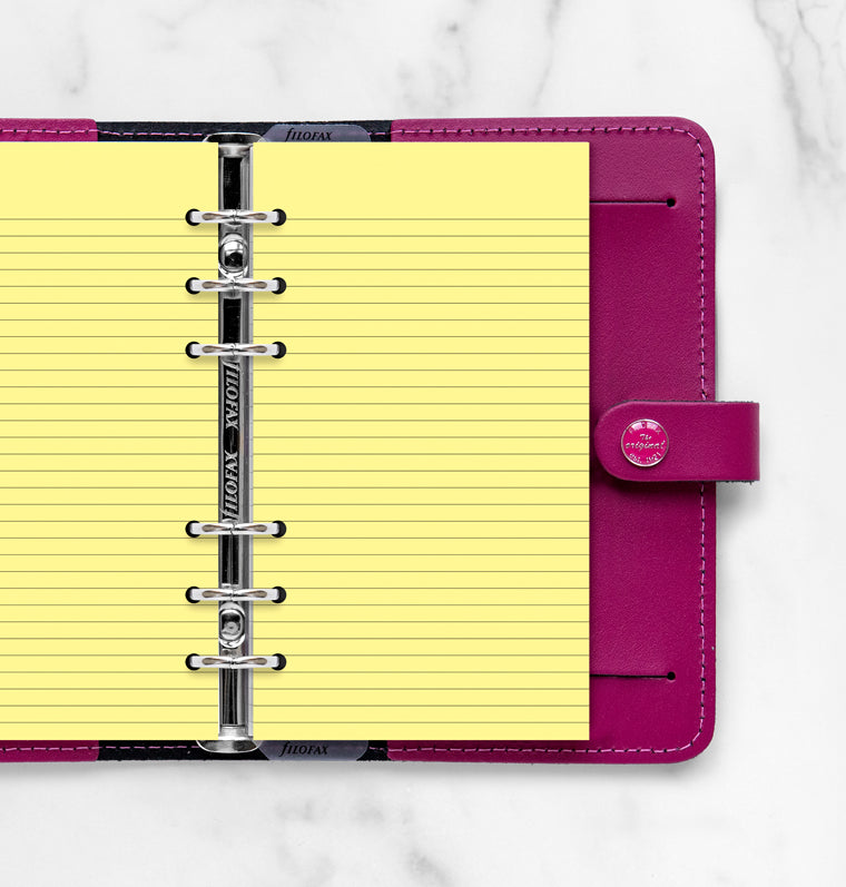 filofax-fogli-a-righe-gialli-personal-30-fogli image 3