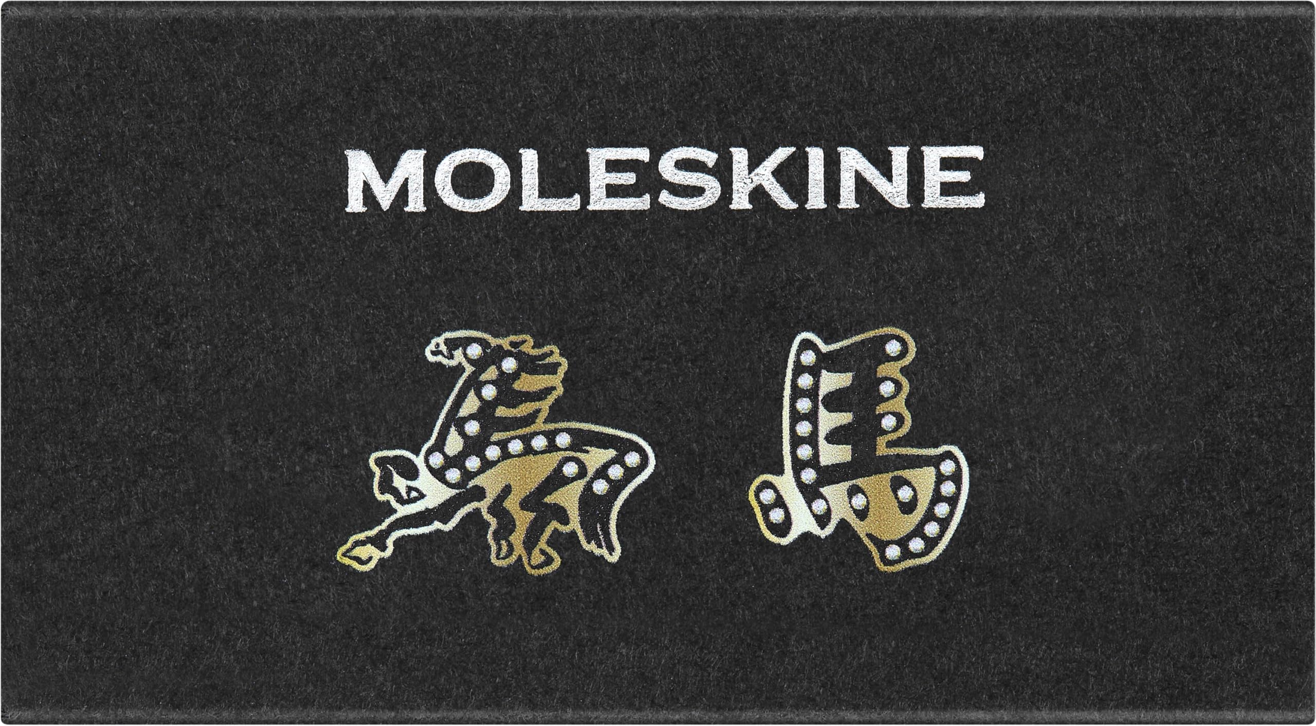 moleskine-pin-anno-del-cavallo-nera-con-finitura-oro image 2