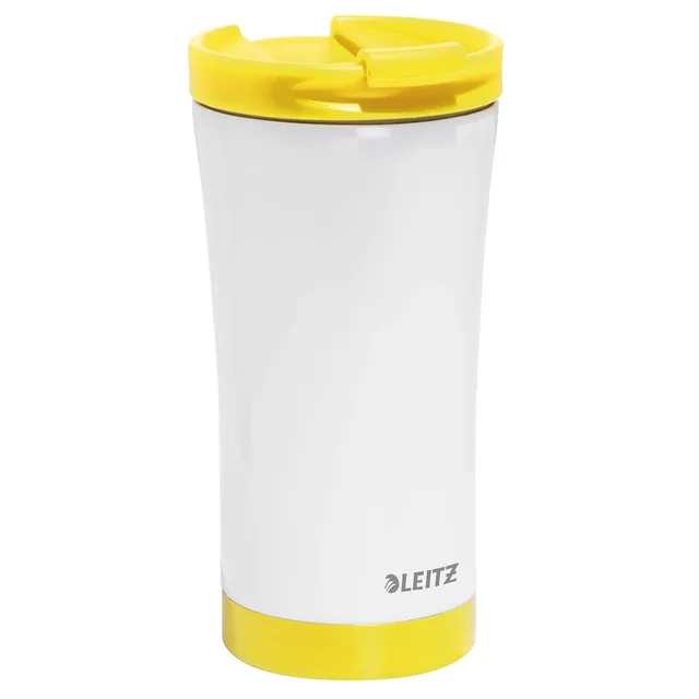 leitz-wow-tazza-da-viaggio-380-ml-gialla-acciaio-inox-termica image 1