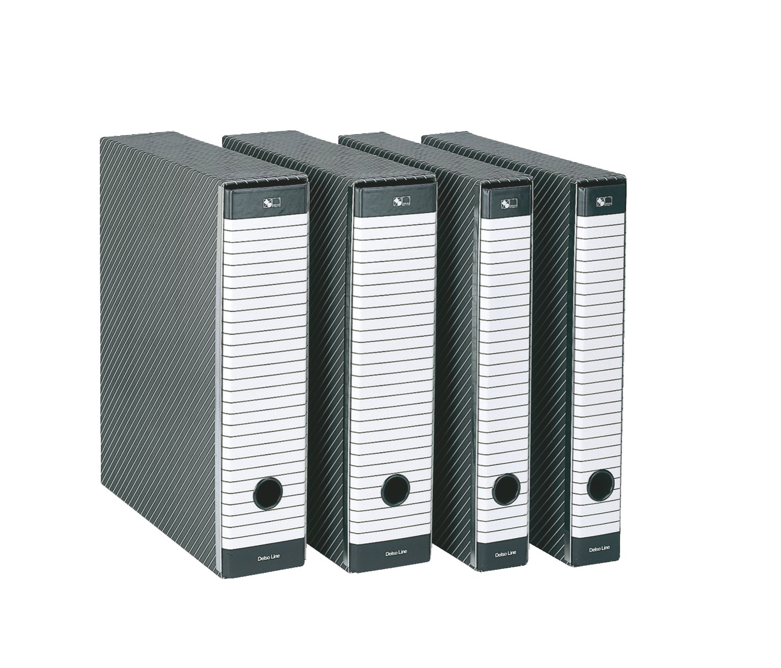 esselte-delsoline-g13-registratore-commerciale-dorso-8-cm-grigio image 6