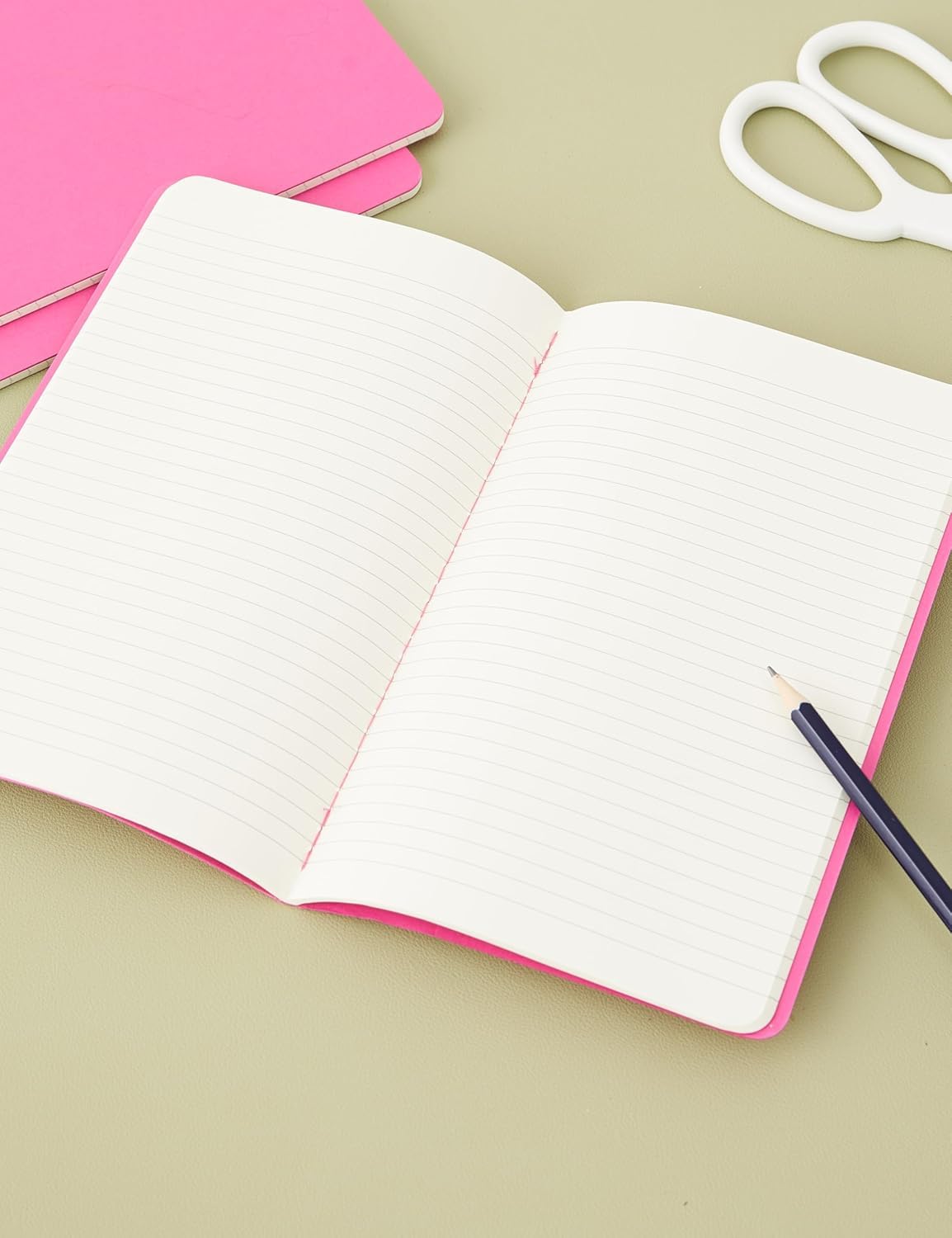 moleskine-cahier-journal-set-3-quaderni-a-righe-large-13x21-cm-rosa image 3