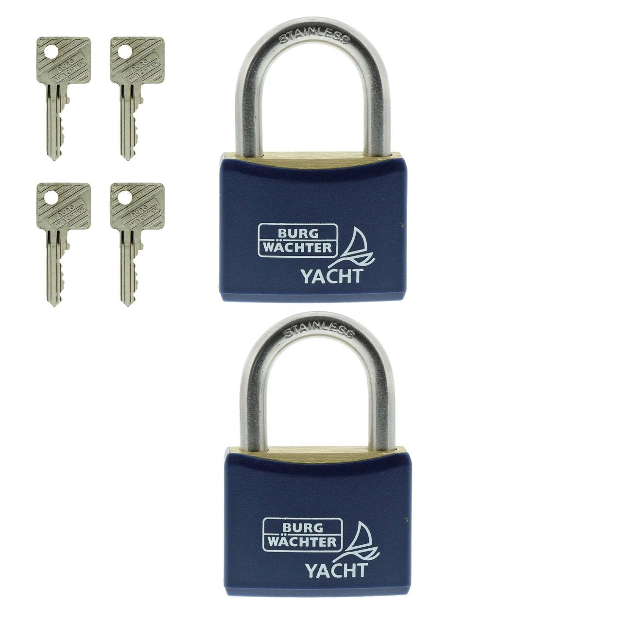 burg-w-chter-duo-460-ni-40-sb-lucchetto-in-ottone-blu image 2