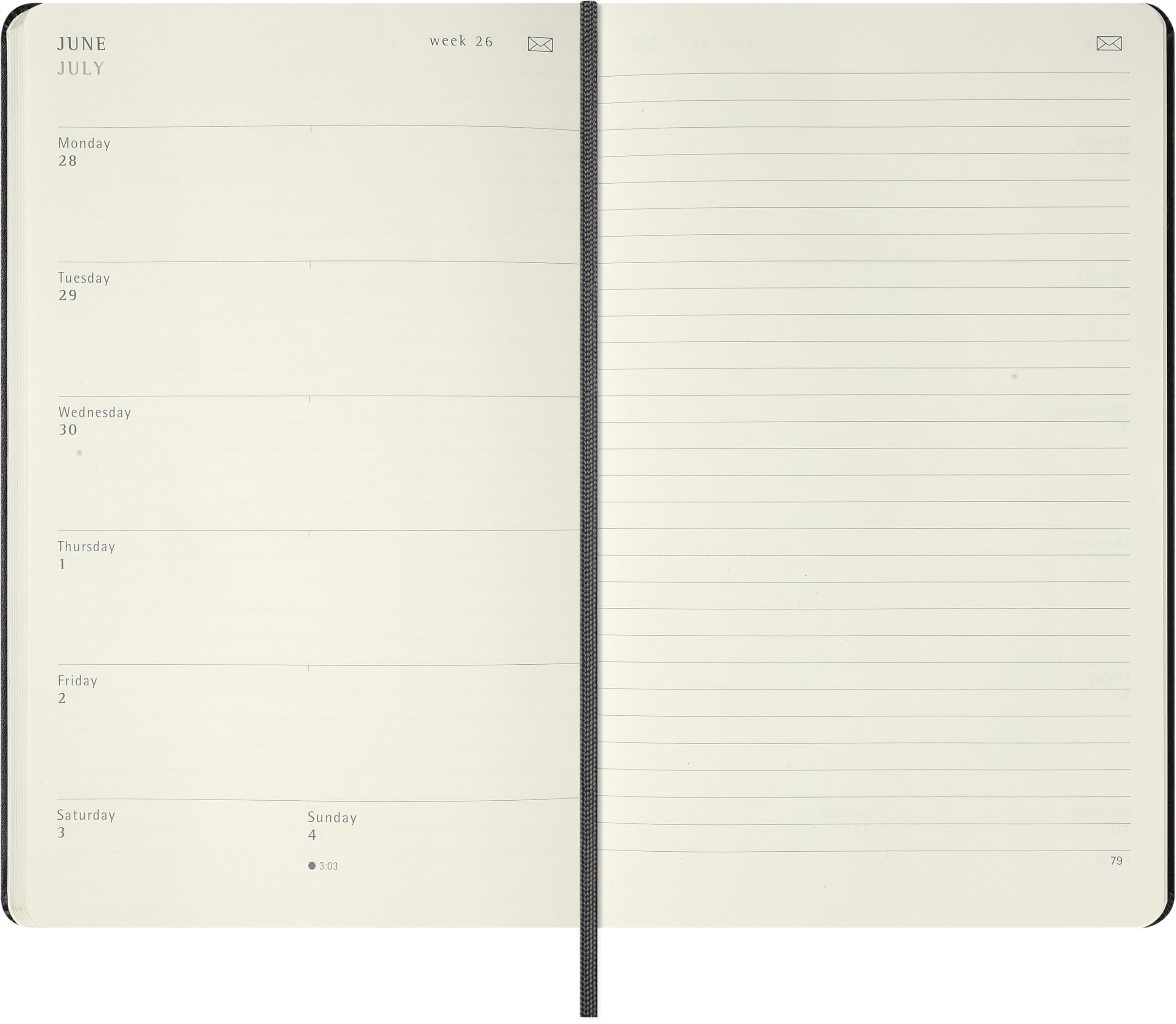 moleskine-smart-planner-2027-settimanale-large-nero-13x21-cm image 2