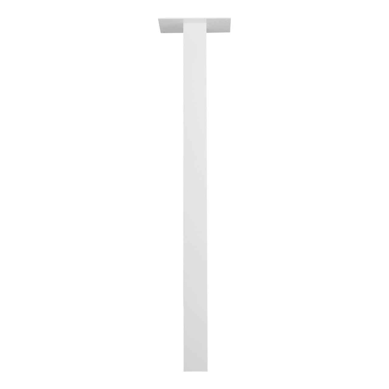 burg-w-chter-st-nder-est-1-supporto-in-acciaio-bianco-per-cassetta-postale image 1