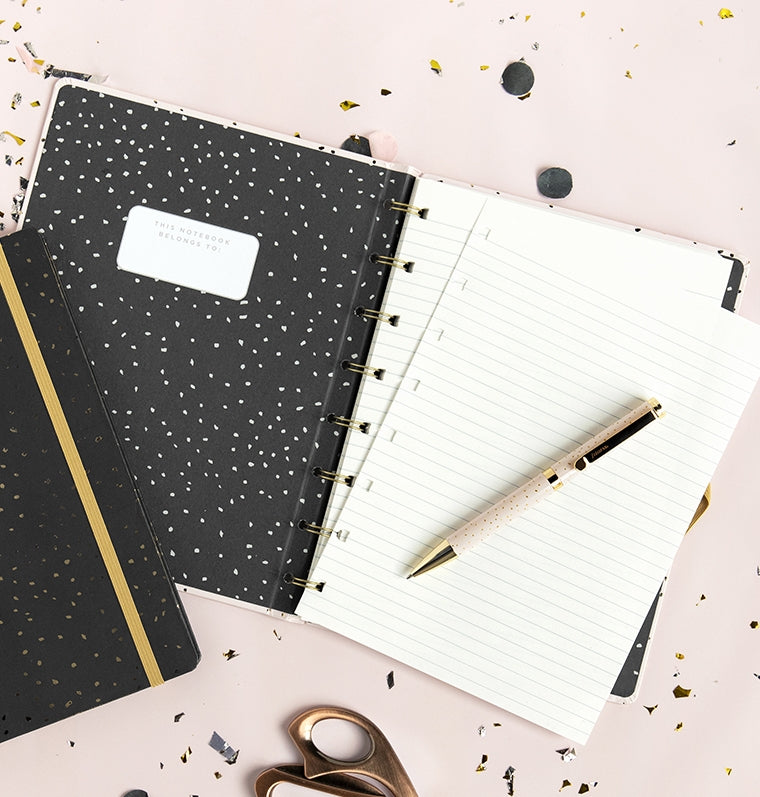 filofax-confetti-notebook-refillabile-a5-oro image 8