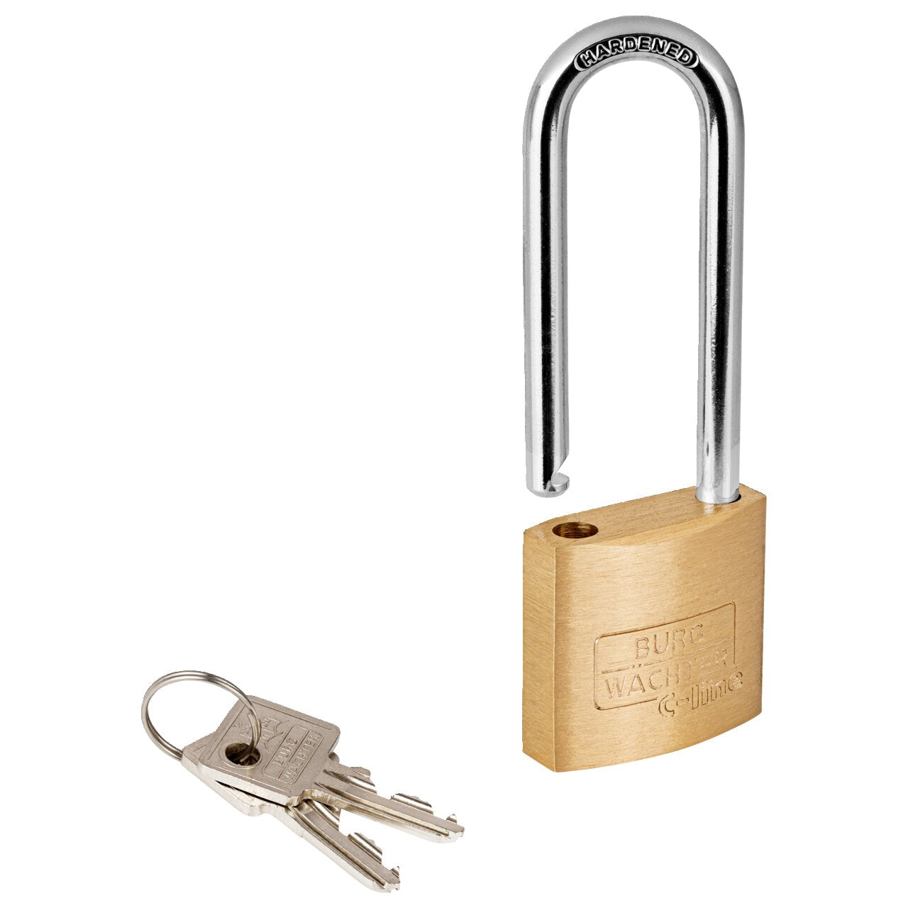 burg-w-chter-222-hb-30-45-lucchetto-a-cilindro-in-ottone-arco-alto image 8
