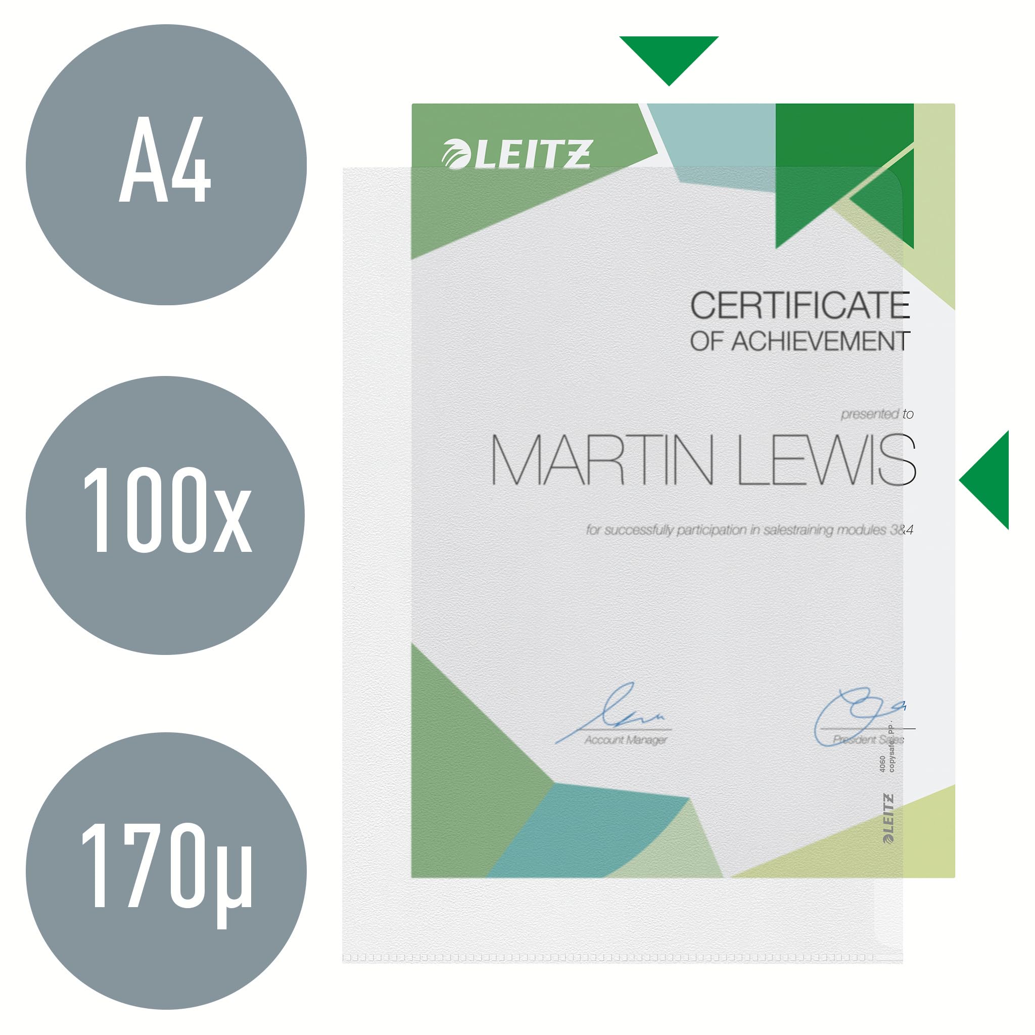 leitz-cartellina-portadocumenti-a4-extra-resistente-trasparente-in-polipropilene image 2