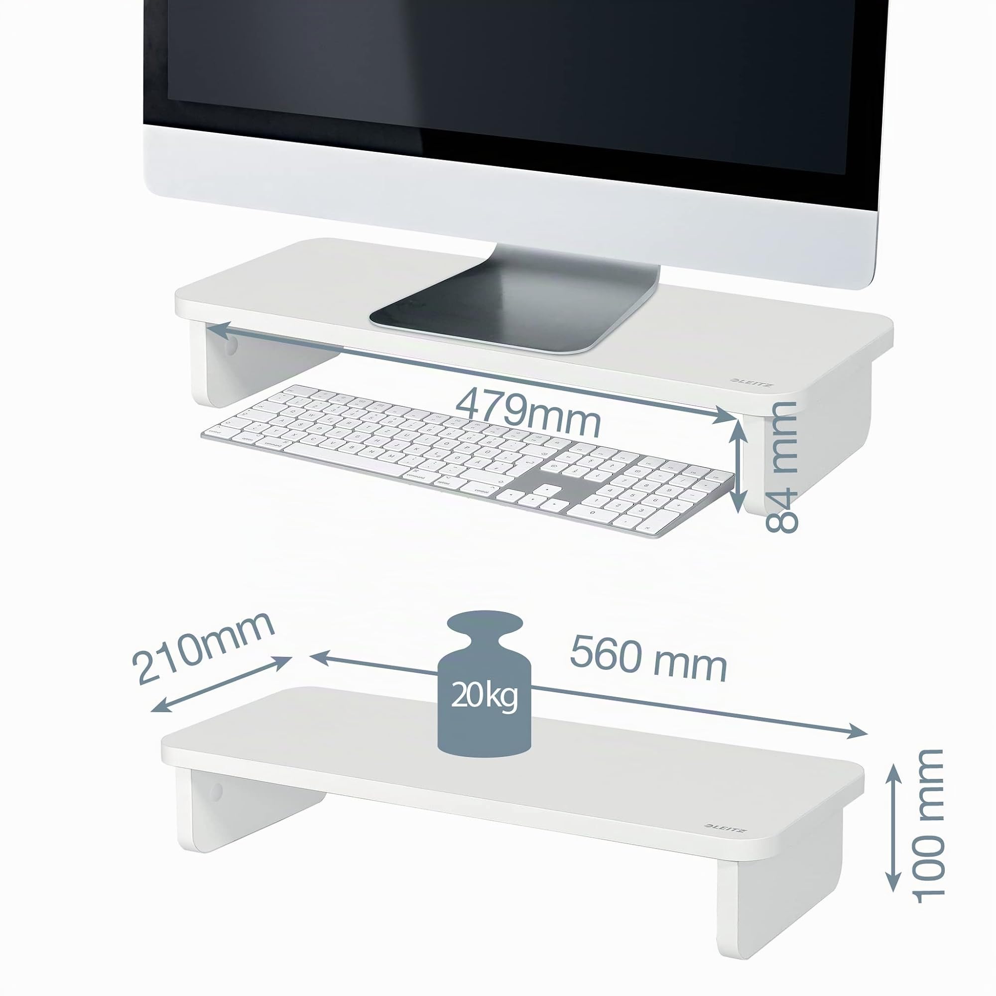 leitz-ergo-supporto-monitor-24-20-kg-bianco-64340001 image 5