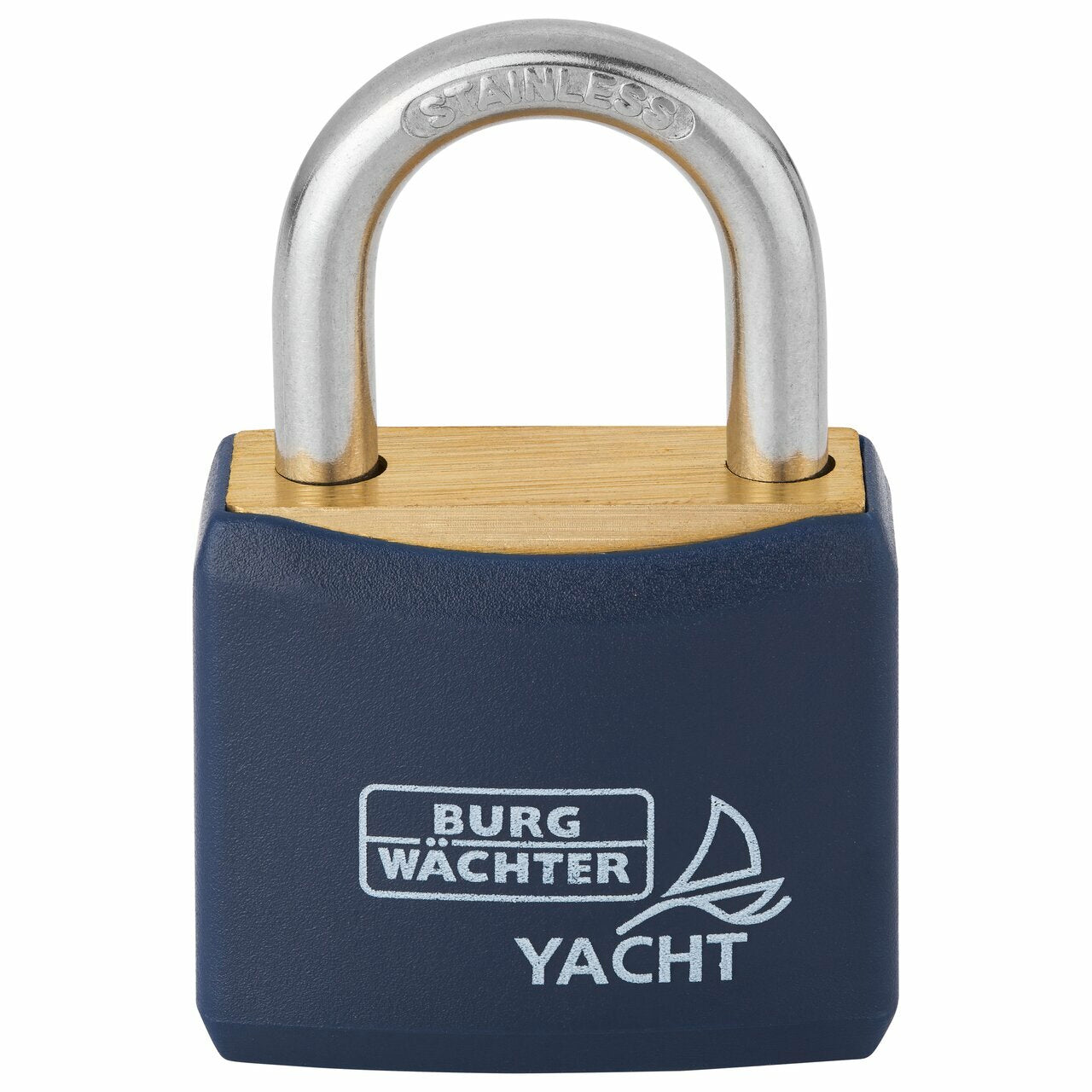 burg-w-chter-460-ni-30-lucchetto-in-ottone-blu-30mm image 1