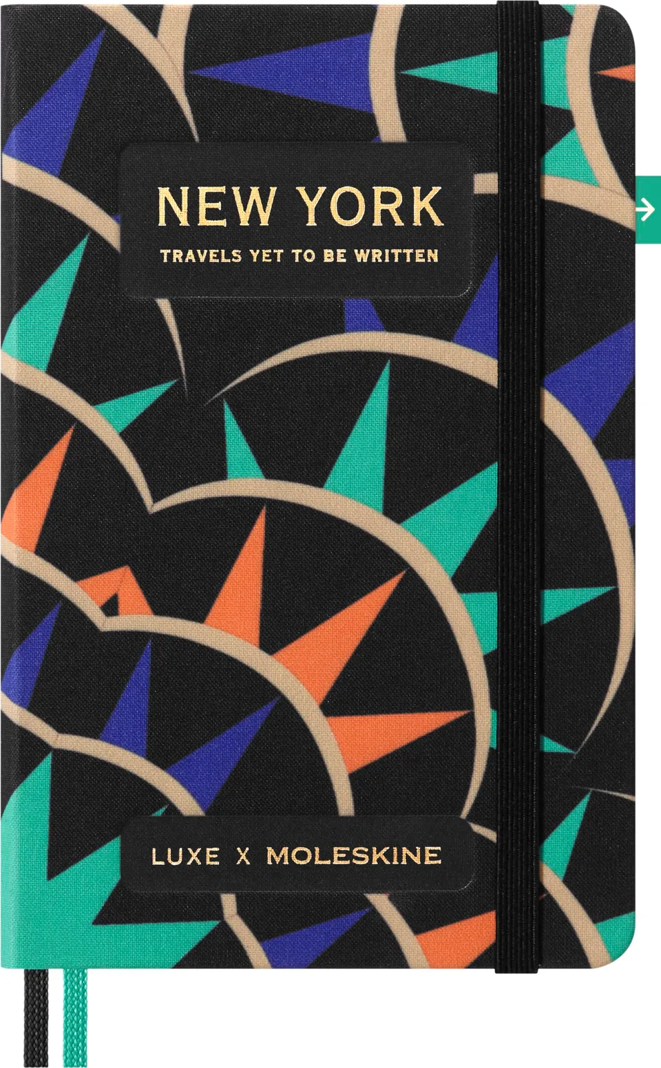 moleskine-luxe-taccuino-new-york-city-pocket-9x14-cm-copertina-rigida-in-tessuto image 1