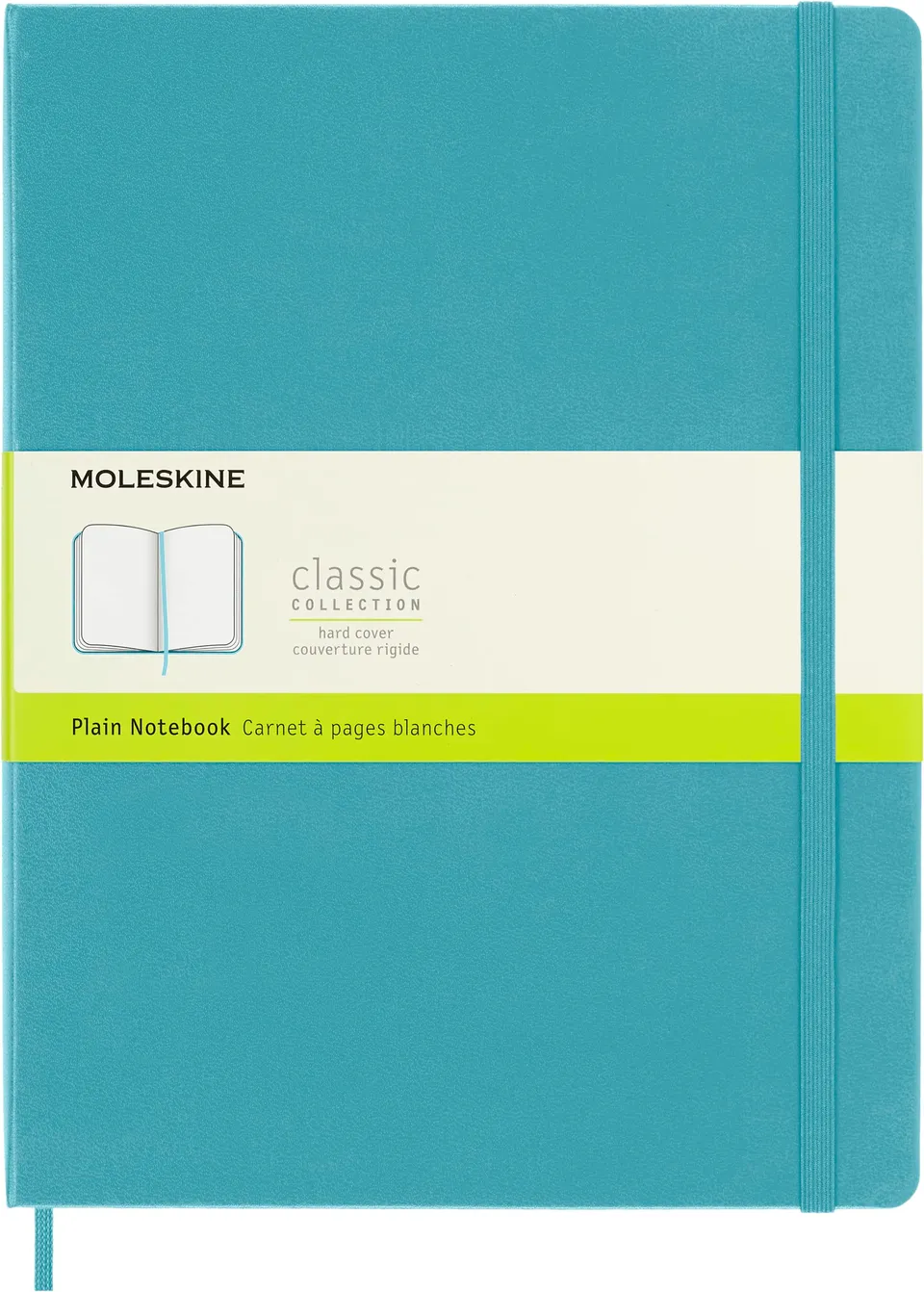 moleskine-classic-notebook-xl-19x25-cm-azzurro-pagine-bianche-192-pagine image 1