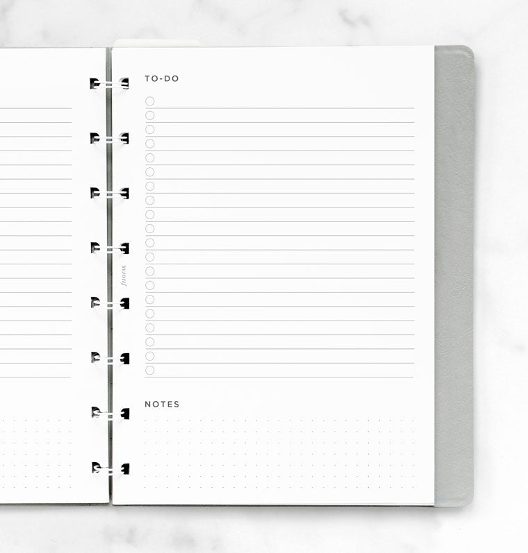 filofax-to-do-notebook-refill-a5-layout-minimal-80-gsm image 2