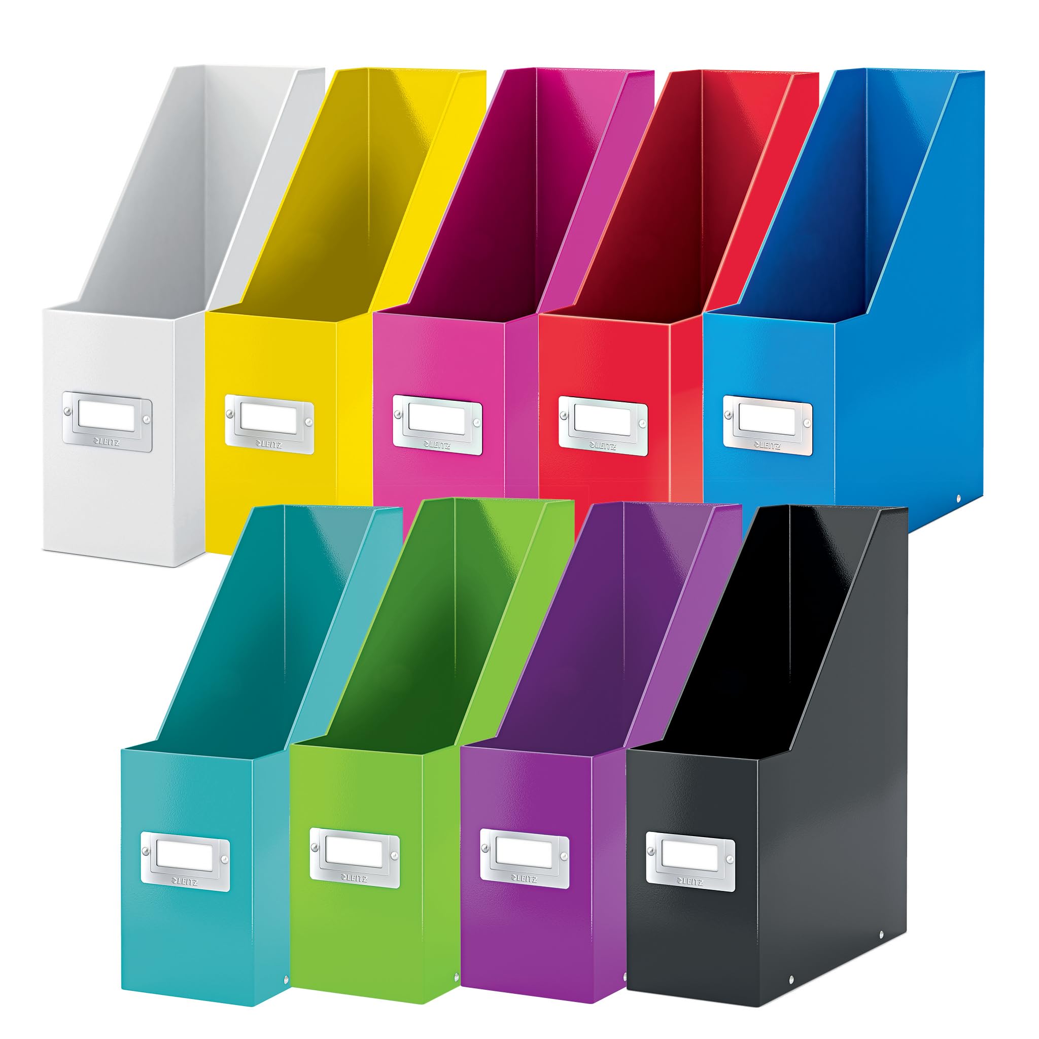 leitz-click-store-portariviste-bianco-metallizzato-a4-60470001 image 4