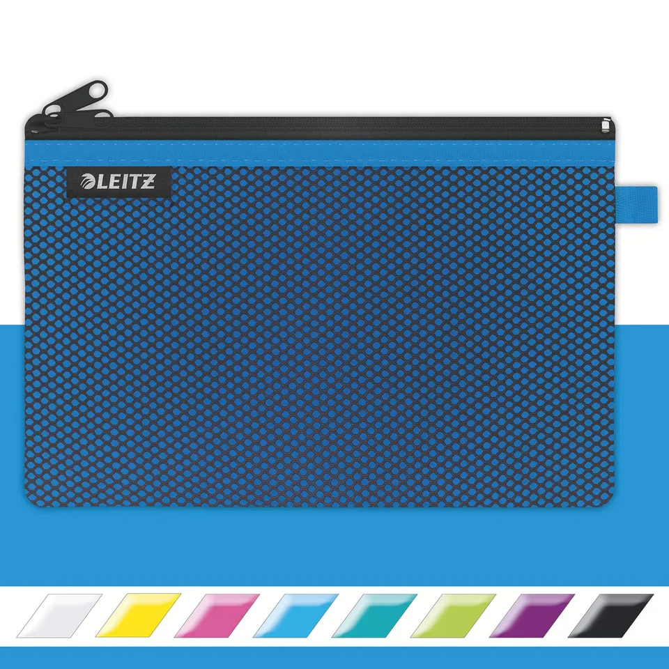 leitz-wow-astuccio-a-2-scomparti-formato-l-23x15-cm-blu-40130036 image 1