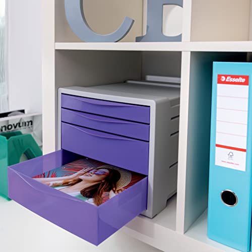 esselte-colour-breeze-cassettiera-da-scrivania-4-cassetti image 7