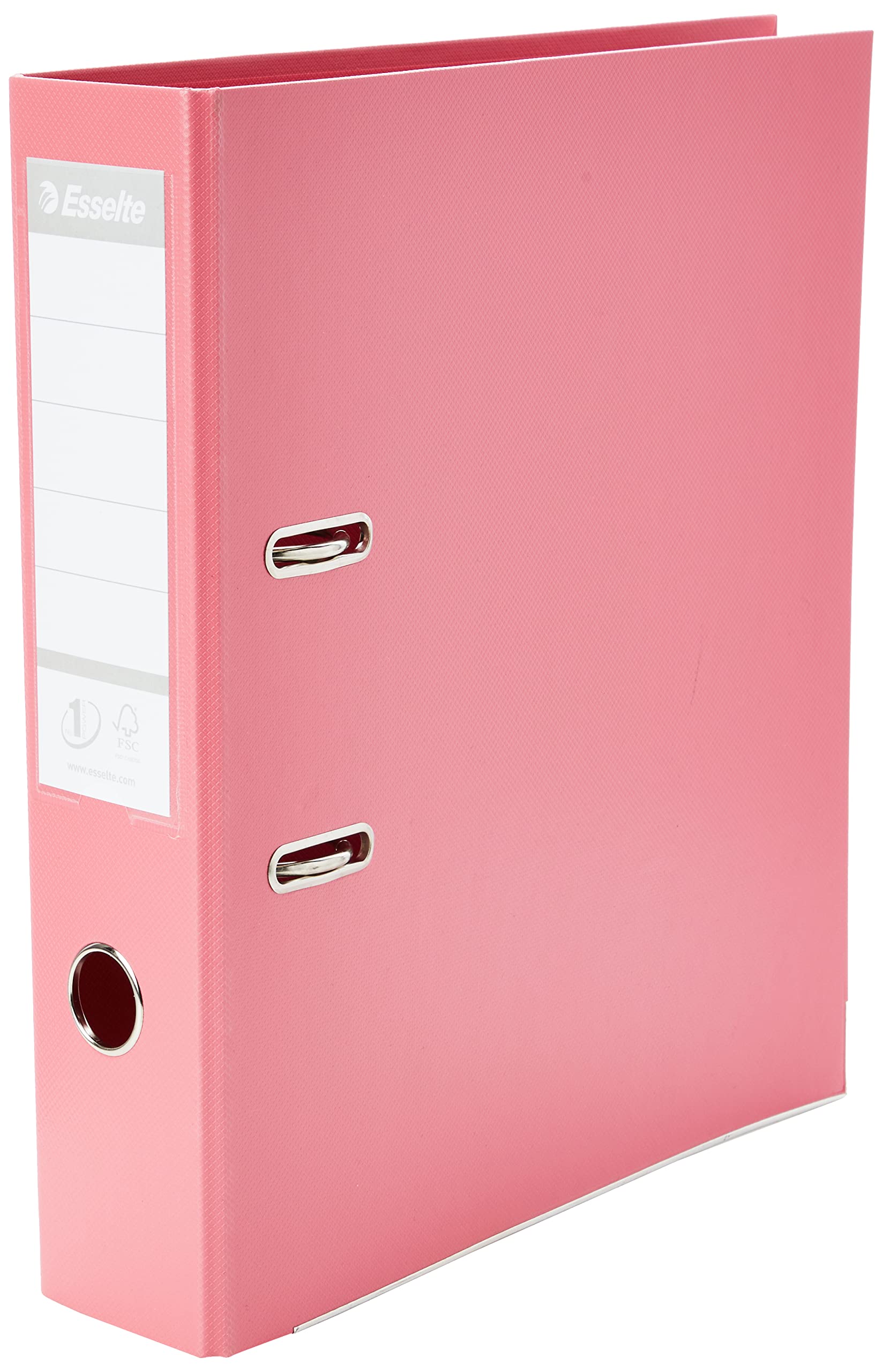 esselte-n-1-power-raccoglitore-a-leva-a4-dorso-7-5-cm-rosa image 1
