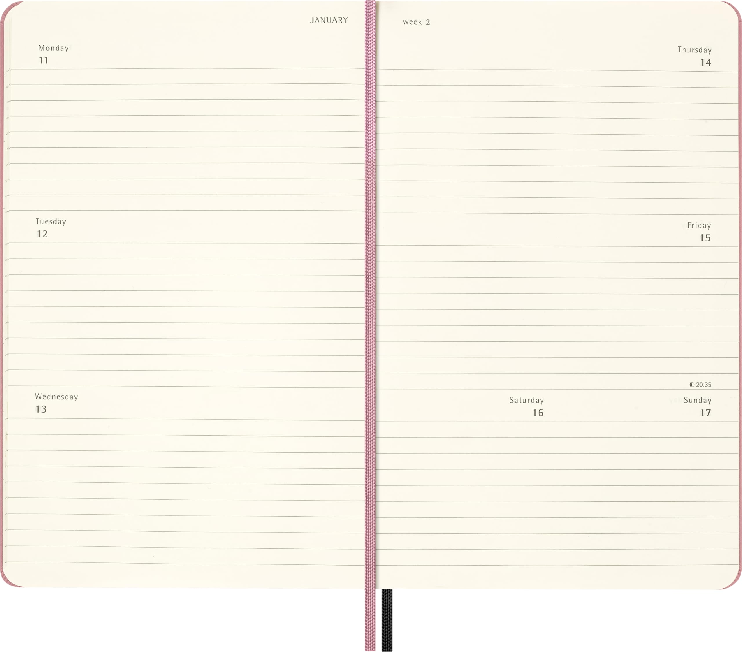 moleskine-x-blackpink-agenda-settimanale-18-mesi-2026-2027-large-13x21-cm image 4