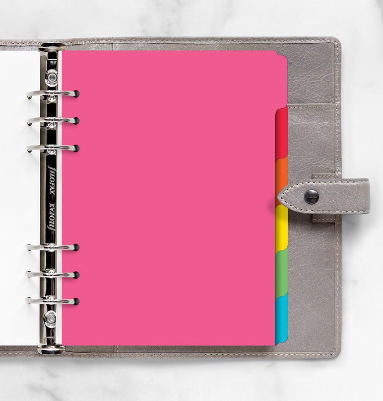 filofax-divisori-colorati-neutri-a5-6-tab image 2