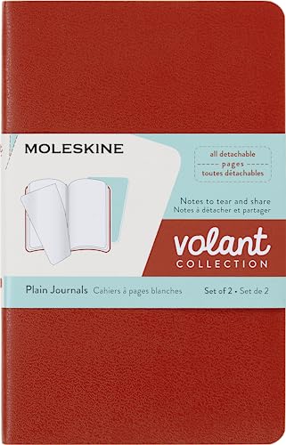moleskine-volant-journal-set-2-quaderni-pocket-9x14-cm-righe-arancione-corallo-e image 7