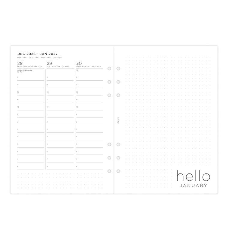 filofax-minimal-diario-settimanale-verticale-a5-2027 image 6