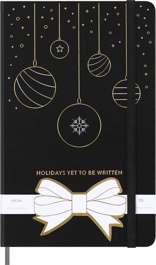 moleskine-taccuini-natalizi-taccuino-a-righe-copertina-rigida-large-13-x-21-cm-n image 1