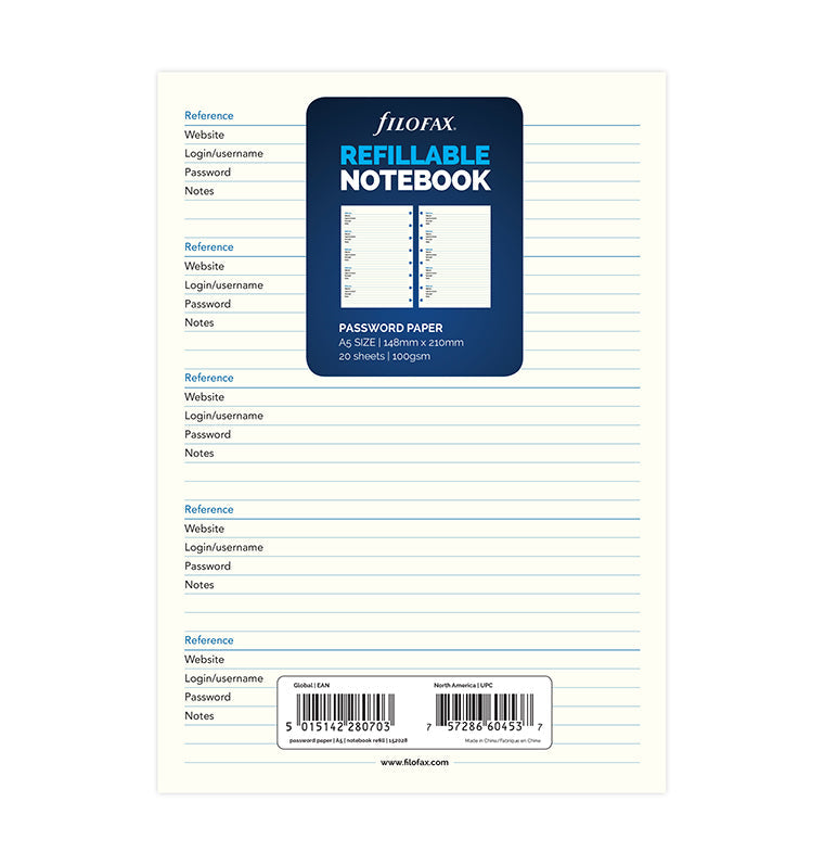 filofax-the-original-notebook-a5-ricarica-password image 1