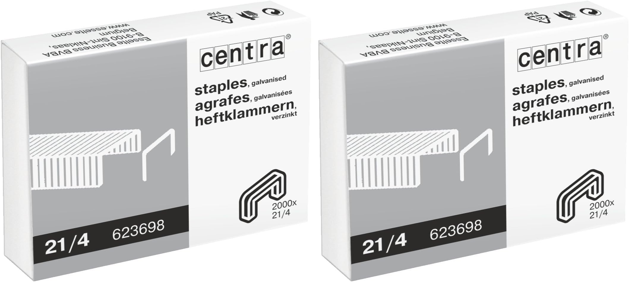 esselte-centra-punti-metallici-21-4-n-8-per-cucitrice-confezione-2000-pezzi-6236 image 2