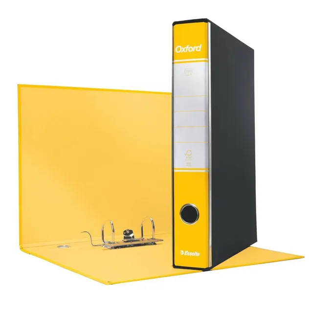esselte-oxford-g82-registratore-commerciale-dorso-5-cm-giallo image 1