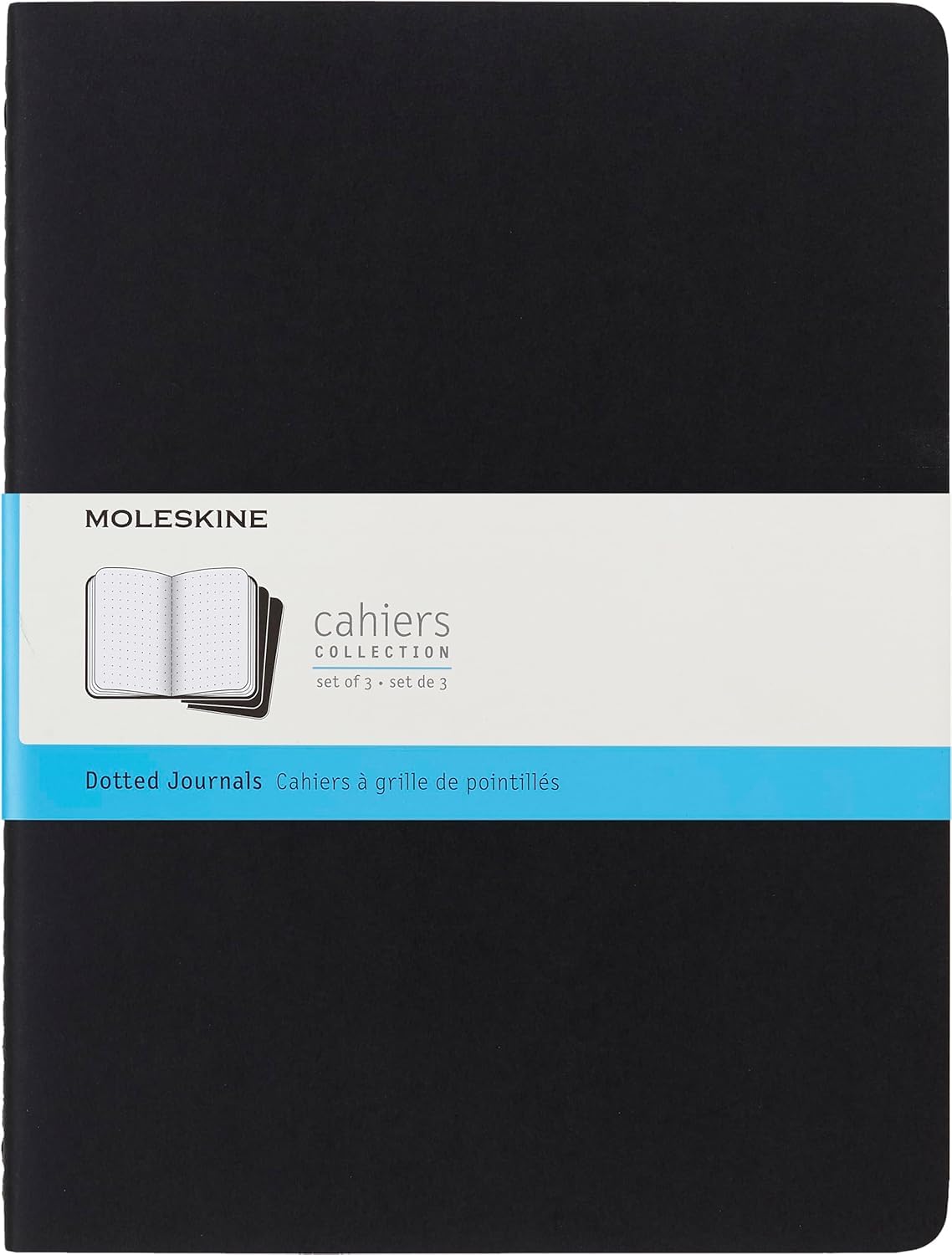 moleskine-subject-cahier-journal-set-3-quaderni-puntinati-extra-large-19x25-cm-n image 1