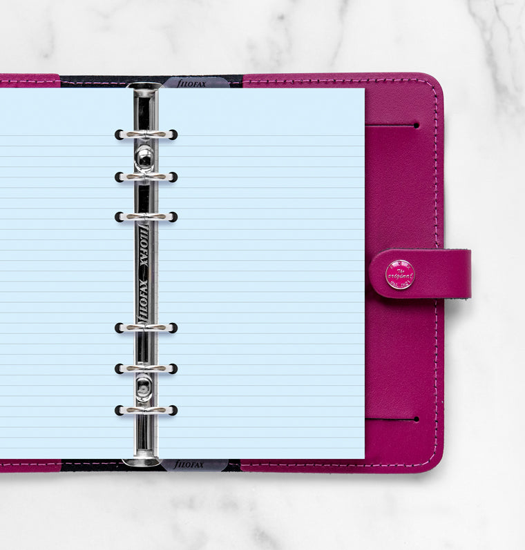 filofax-fogli-a-righe-azzurro-personal-30-fogli image 2