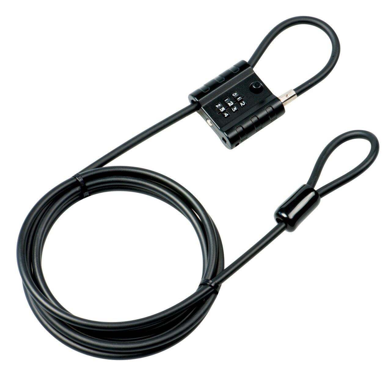 burg-w-chter-725-300-snap-lock-cavo-antifurto-acciaio-3m-nero image 1