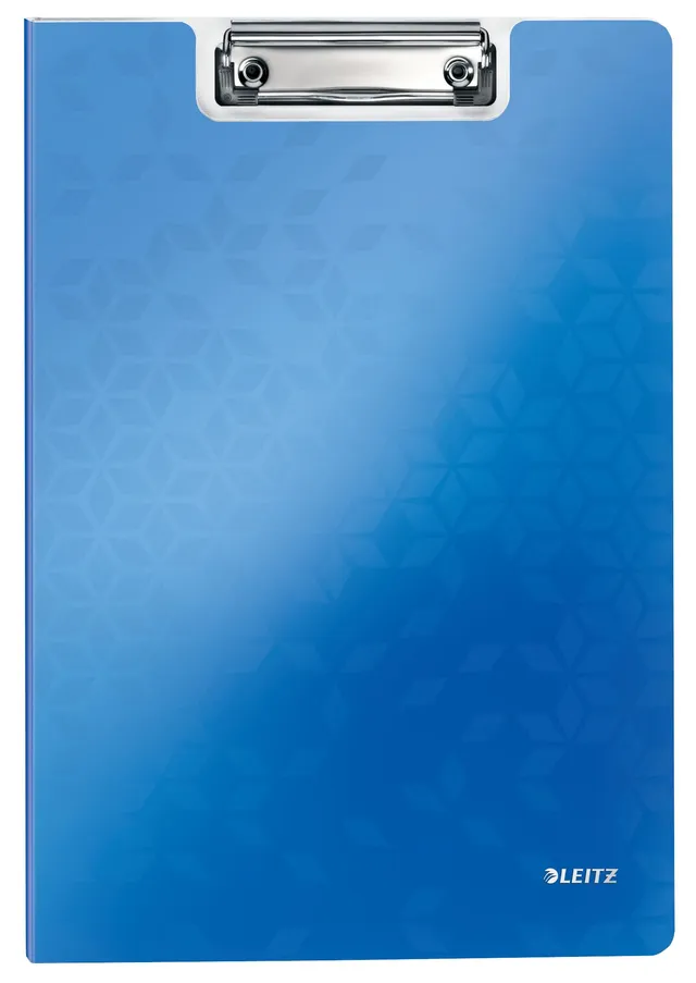 leitz-wow-portablocco-a4-con-cover-e-clip-blu-metallizzato image 1