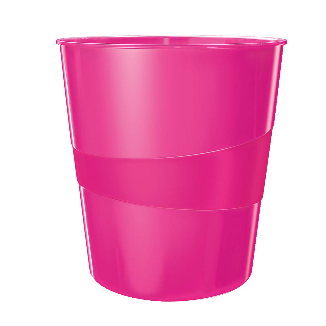 leitz-wow-cestino-gettacarte-15-litri-fucsia-metallizzato image 1