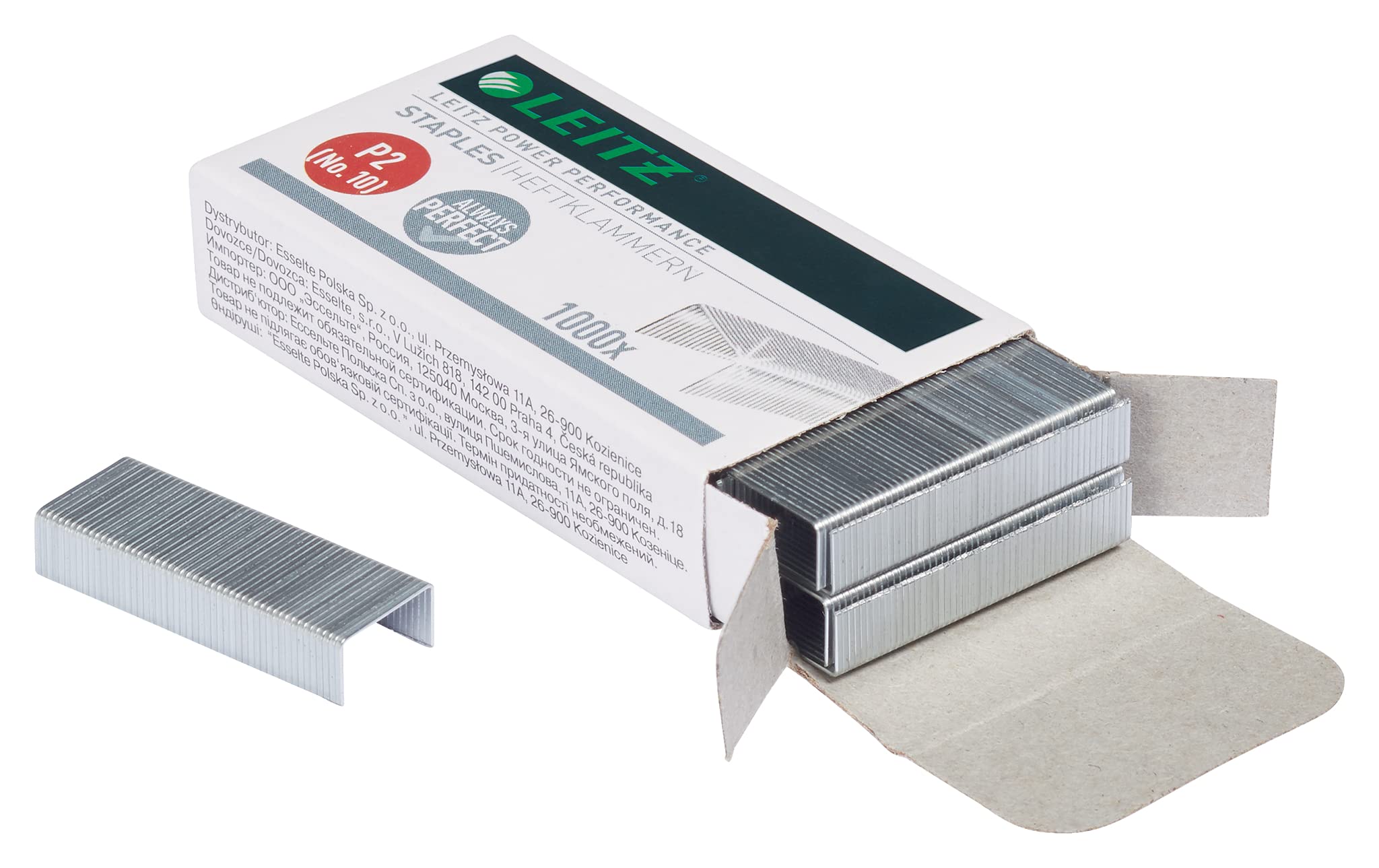 leitz-punti-metallici-p2-no-10-acciaio-per-10-fogli-1000-pezzi image 6