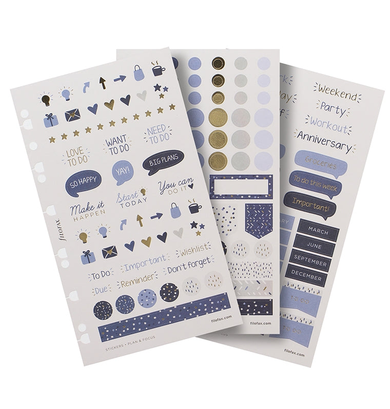 filofax-stickers-collezione-indigo-6-fogli-a5-personal image 1