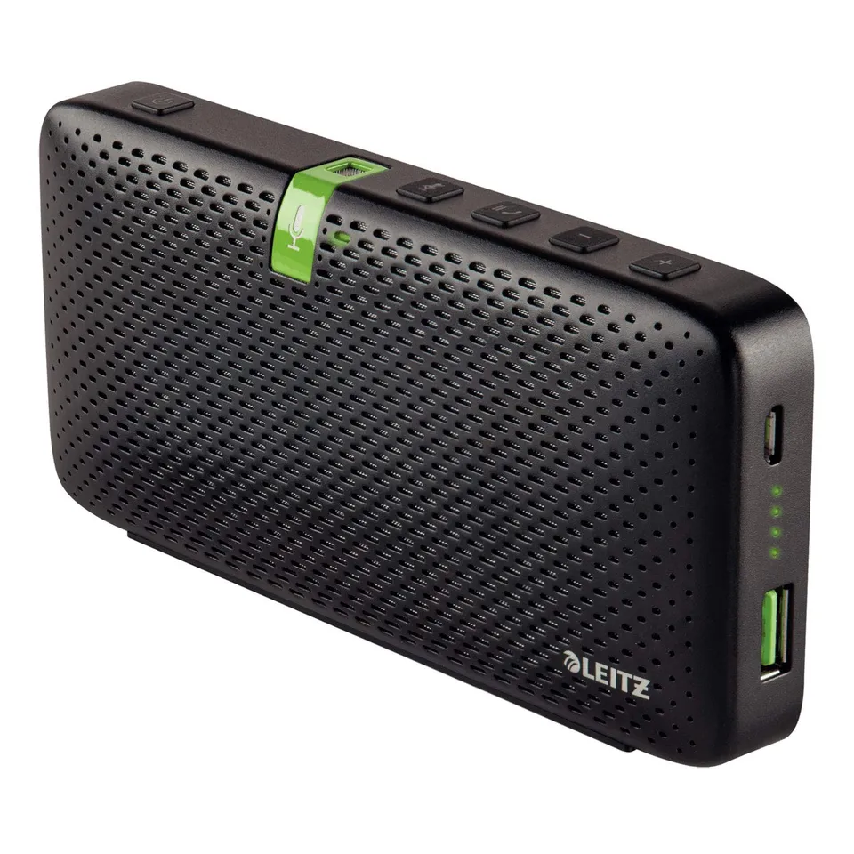 leitz-cassa-stereo-bluetooth-conferenza-nero-65190095 image 1