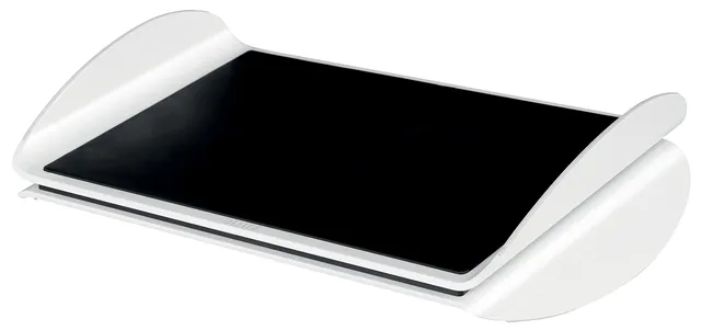 leitz-ergo-wow-poggiapiedi-ergonomico-regolabile-nero-bianco image 1