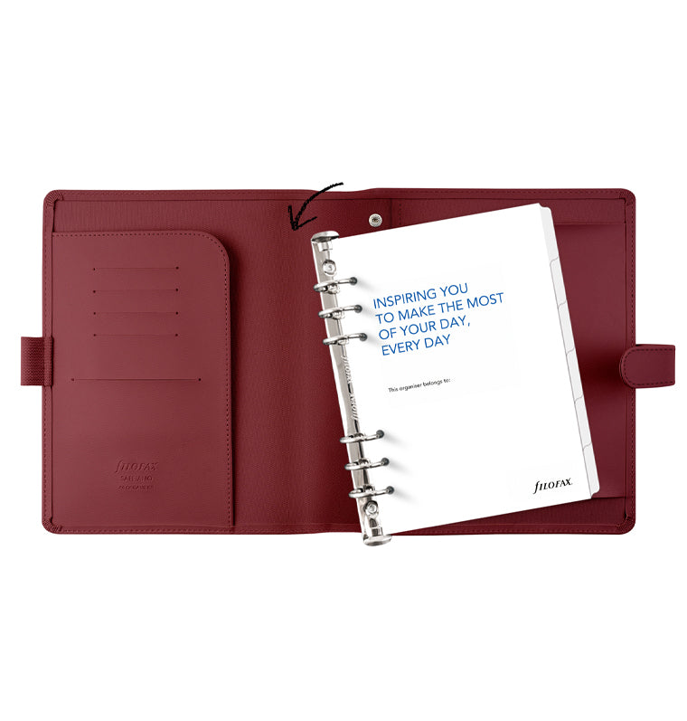 filofax-saffiano-organiser-a5-modulare-con-anelli-removibili image 3