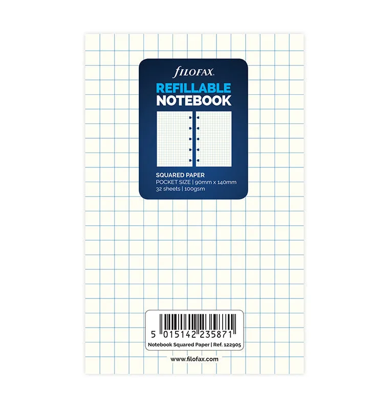 filofax-notebook-refill-fogli-a-quadretti-pocket image 1