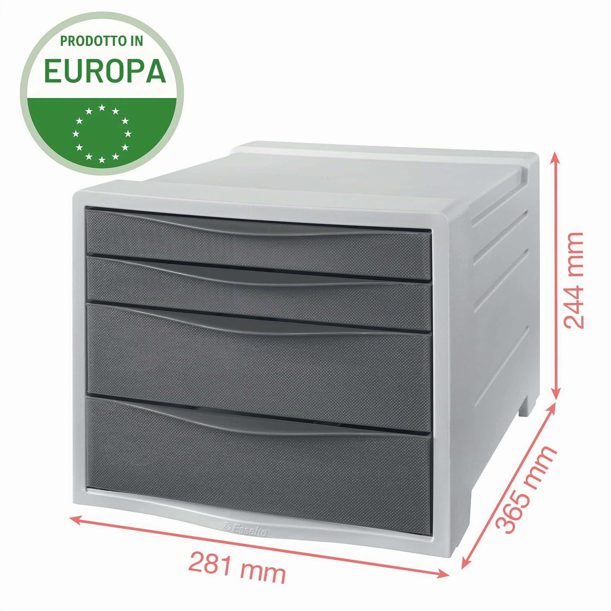 esselte-colour-breeze-cassettiera-da-scrivania-4-cassetti image 3