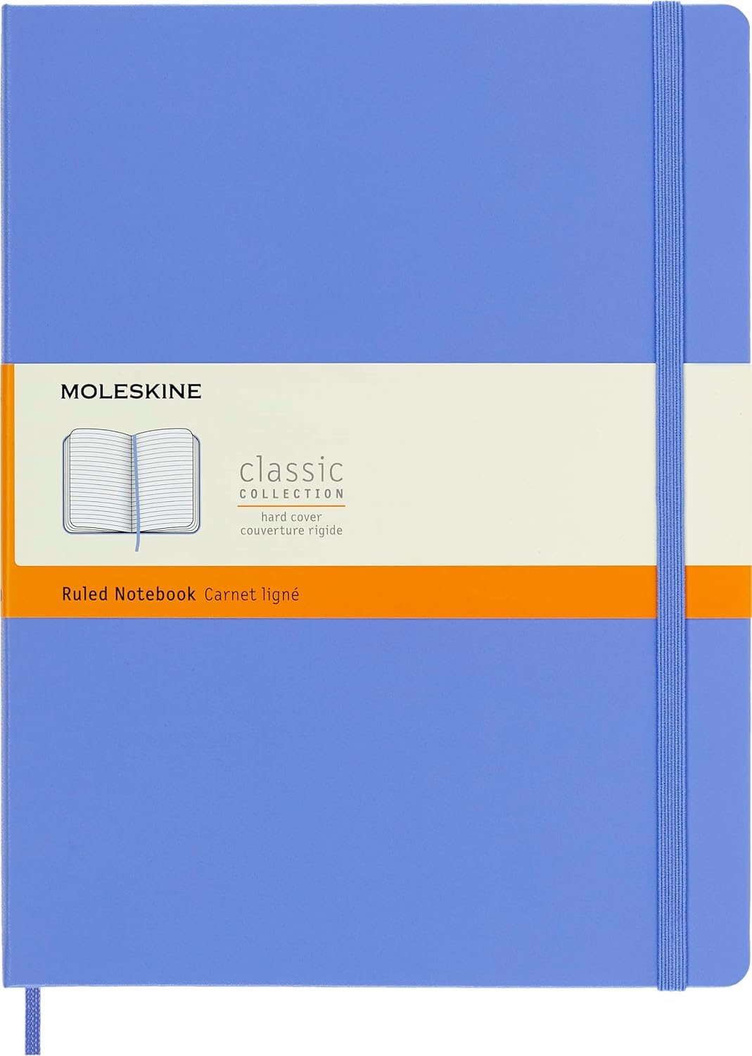 moleskine-classic-notebook-xl-19x25-cm-rigato-blu-ortensia image 1