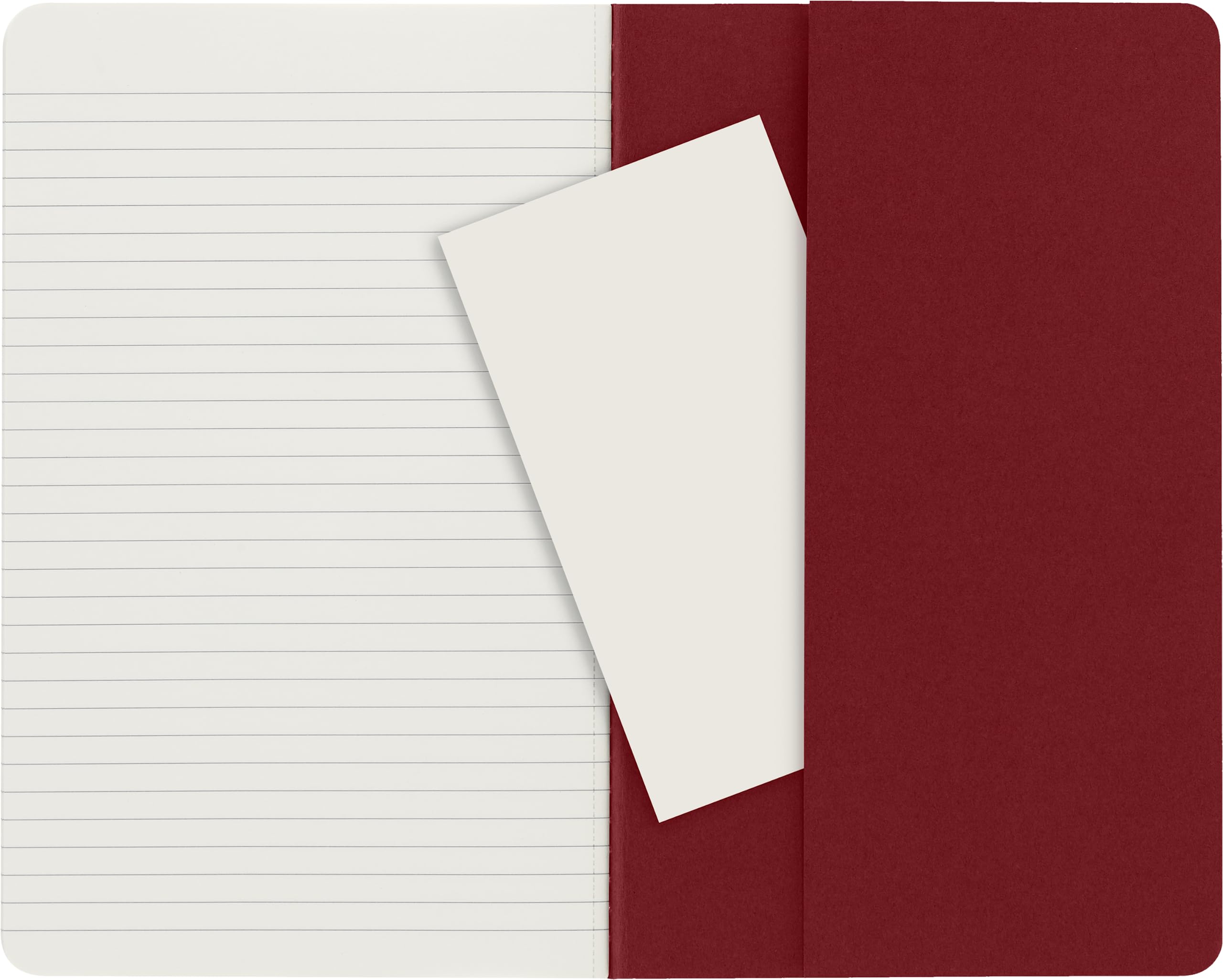 moleskine-cahier-journal-set-3-quaderni-a-righe-rosso-large-13x21-cm-80-pagine image 5
