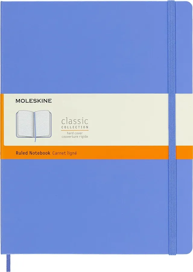 moleskine-classic-notebook-xl-19x25-cm-rigato-blu-ortensia image 1