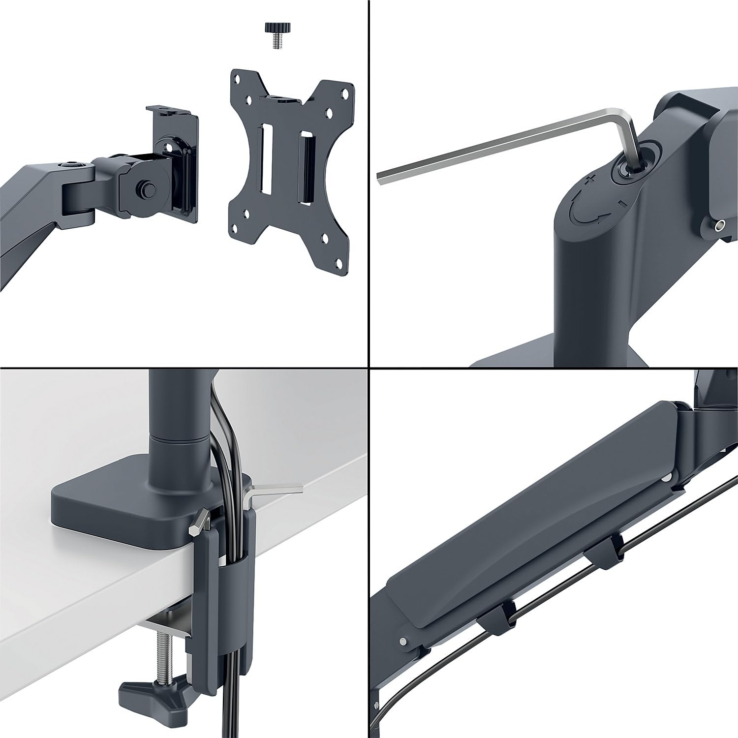 leitz-ergo-braccio-monitor-singolo-17-32-9-kg-grigio-scuro image 6