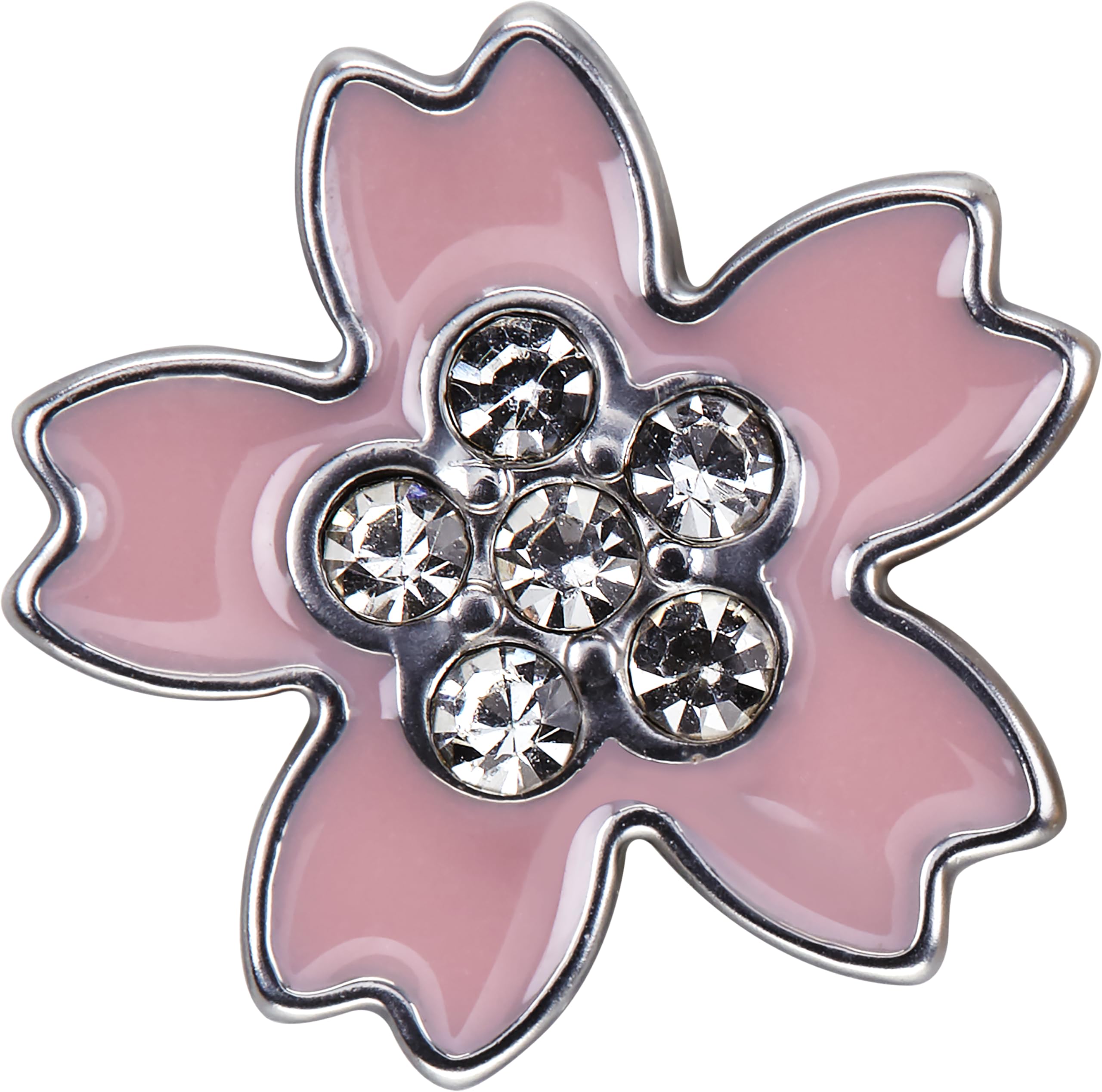 moleskine-pin-sakura-charm-fiore-zinco-28-mm-argento image 2